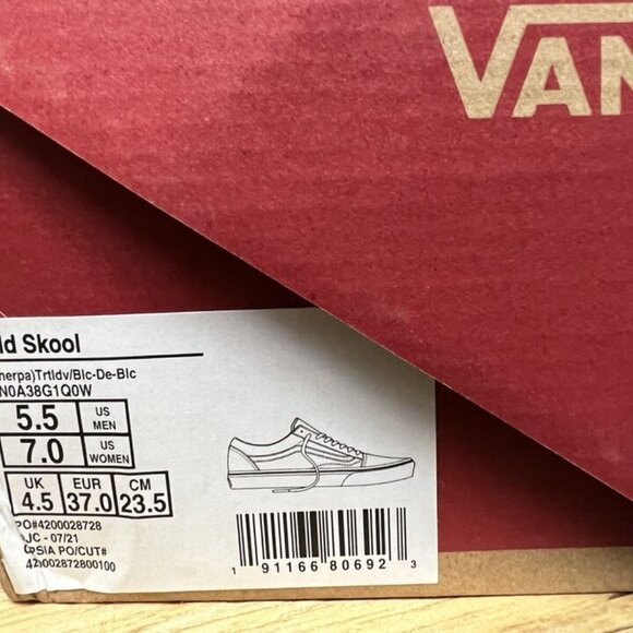 VANS Womens Old Skool Sherpa Size 7 M - Picture 6 of 6